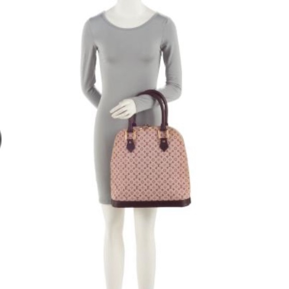 Louis Vuitton Vintage Monogram Mini Lin Alma Haut Satchel W/COA - Picture 14 of 16